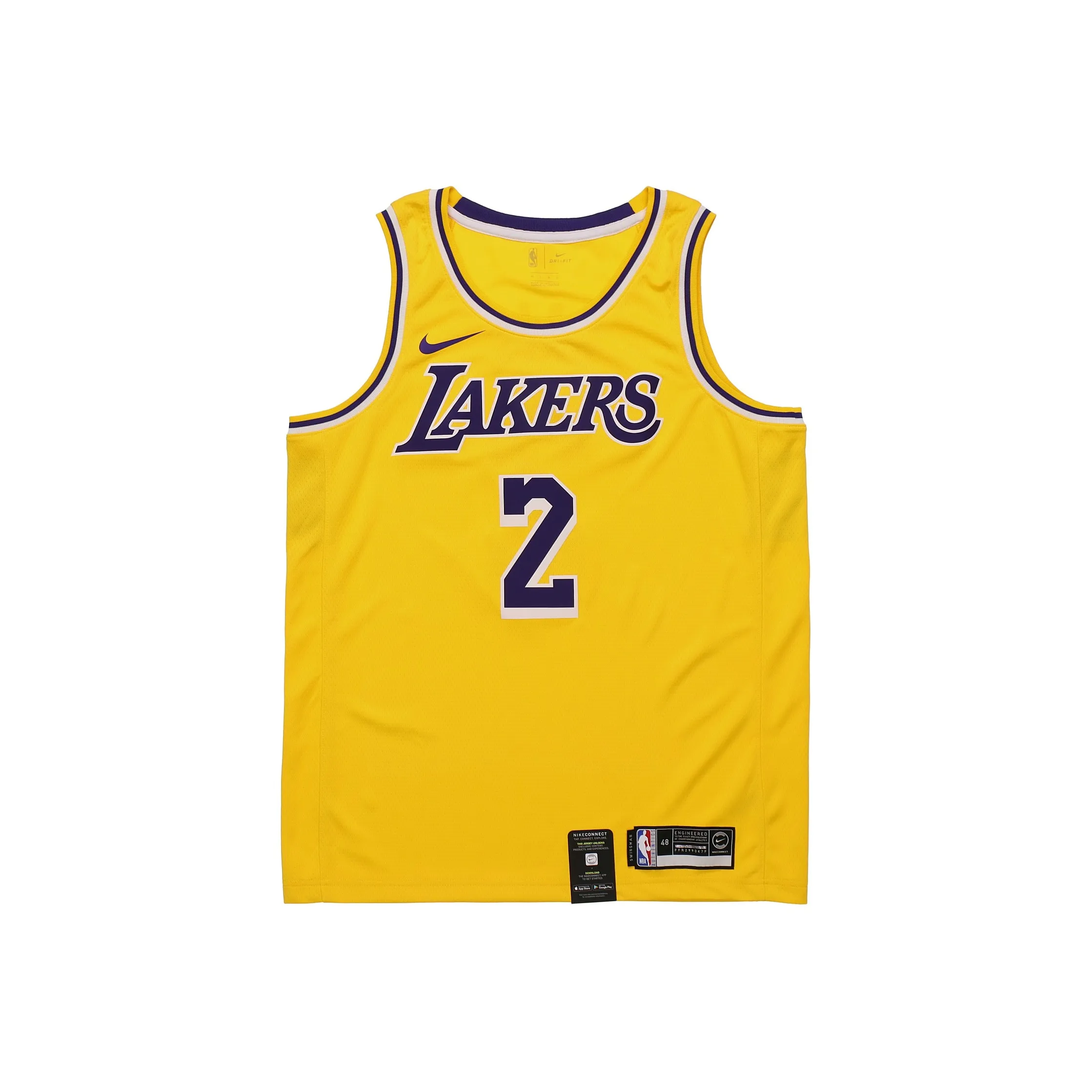 Nike Баскетбольная Джерси Мужская Желтая