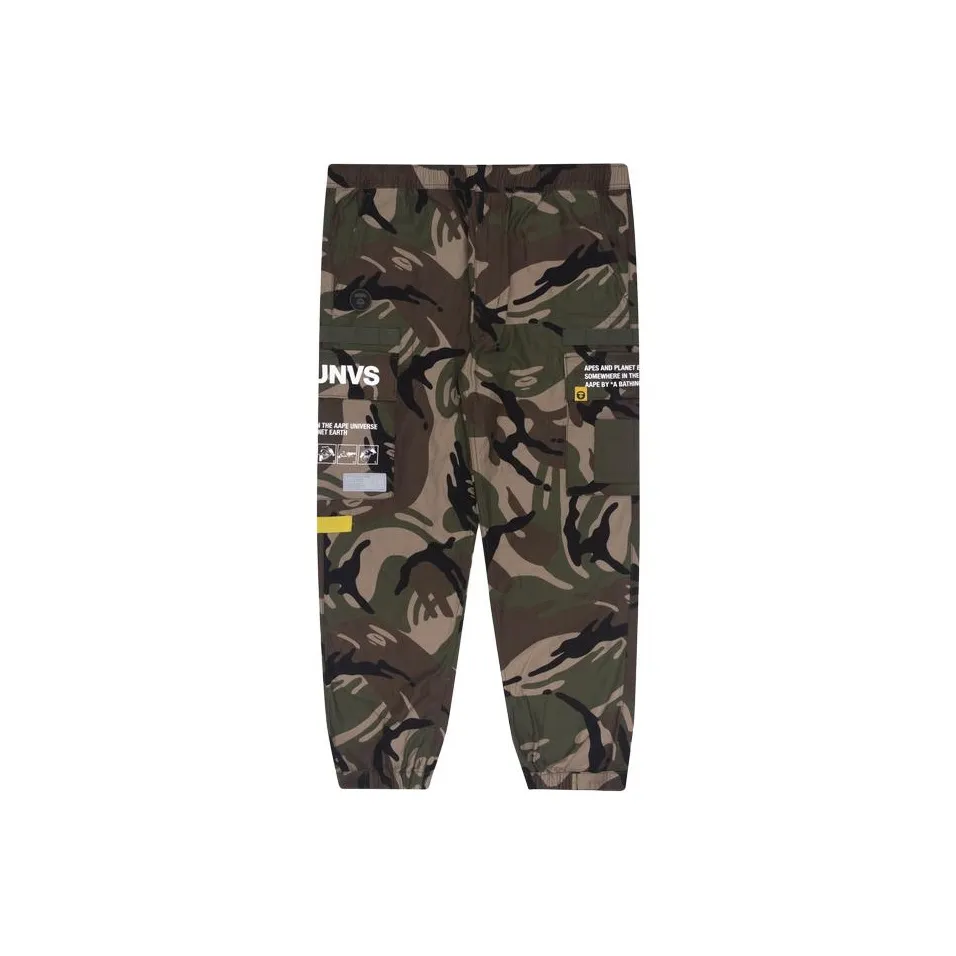 AAPE Мужские Повседневные Брюки