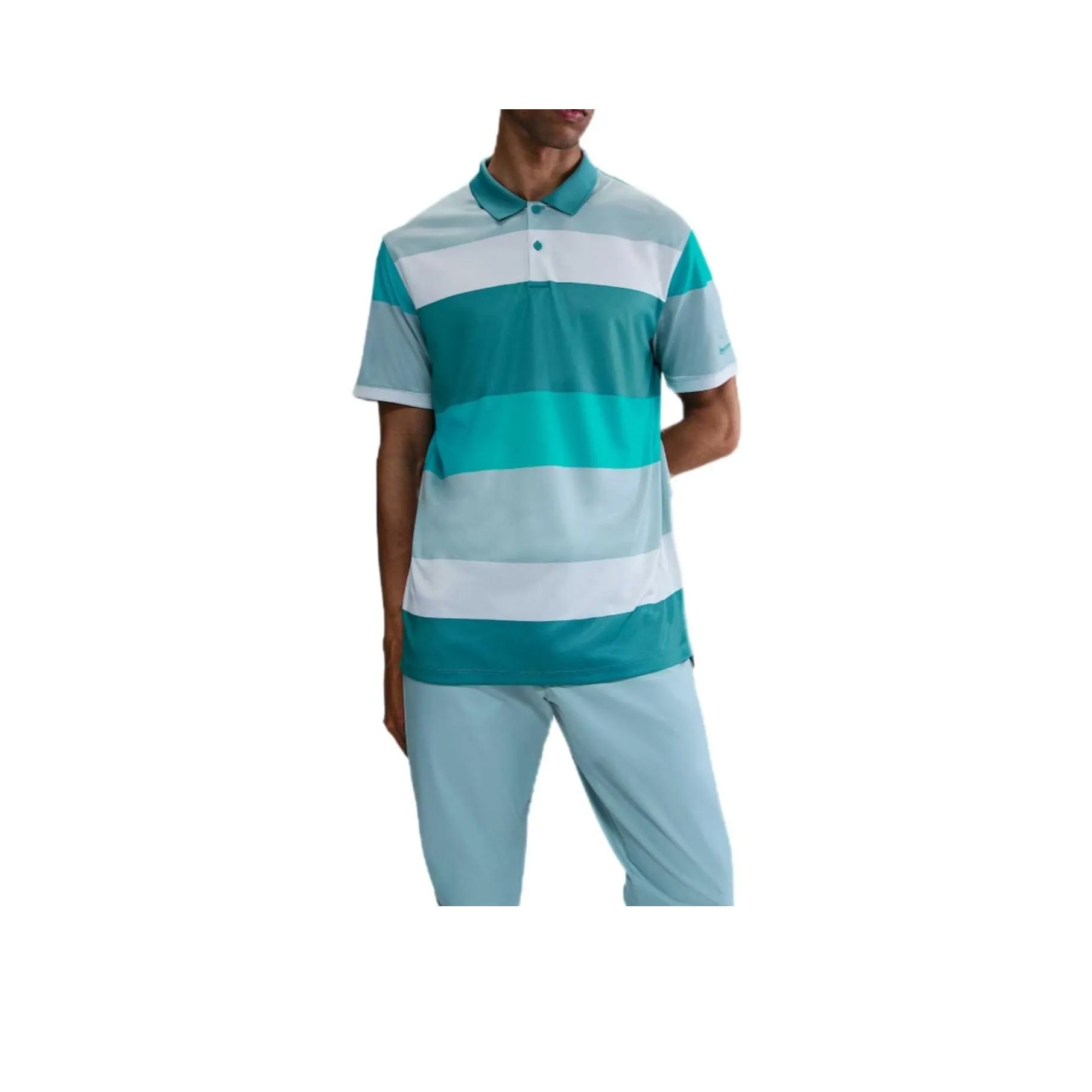 Nike Victory+ Polo Shirts Men Blue With White Lettering