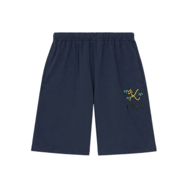 KENZO X Nigo Tiger Tail Logo Embridered Shorts