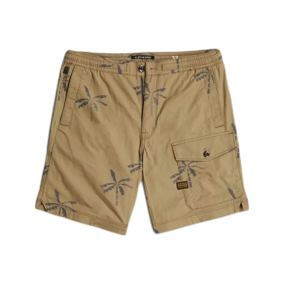 STAR RAW Повседневные шорты Мужские Коричневые