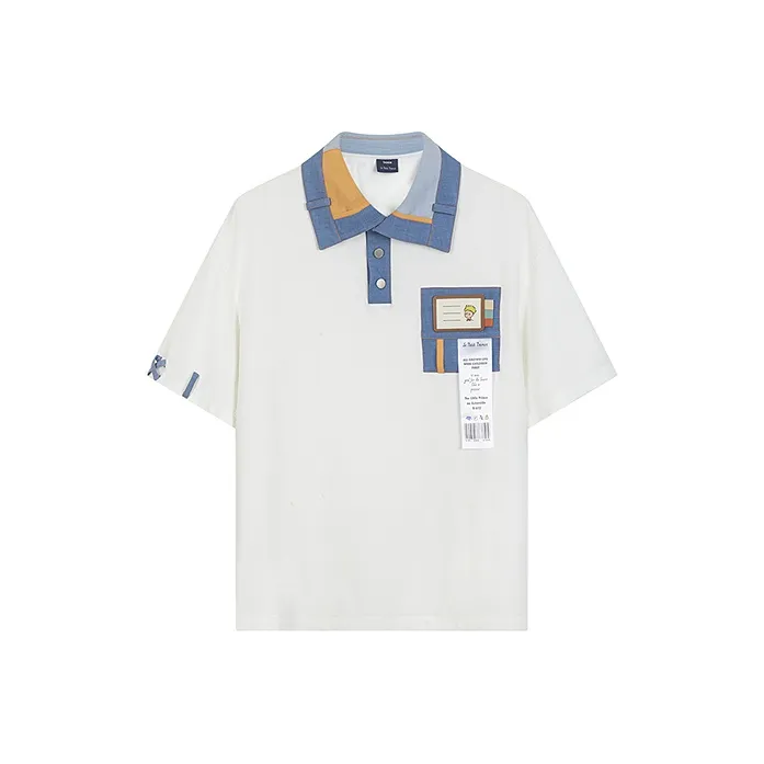 Bosieagender X The Little Prince Polo Shirt Unisex White