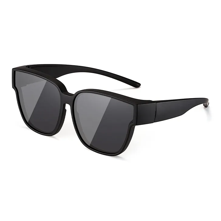 Thunder Pailong Plate Frame Cat Eye Sunglasses Unisex Black Tea Brown Pink White