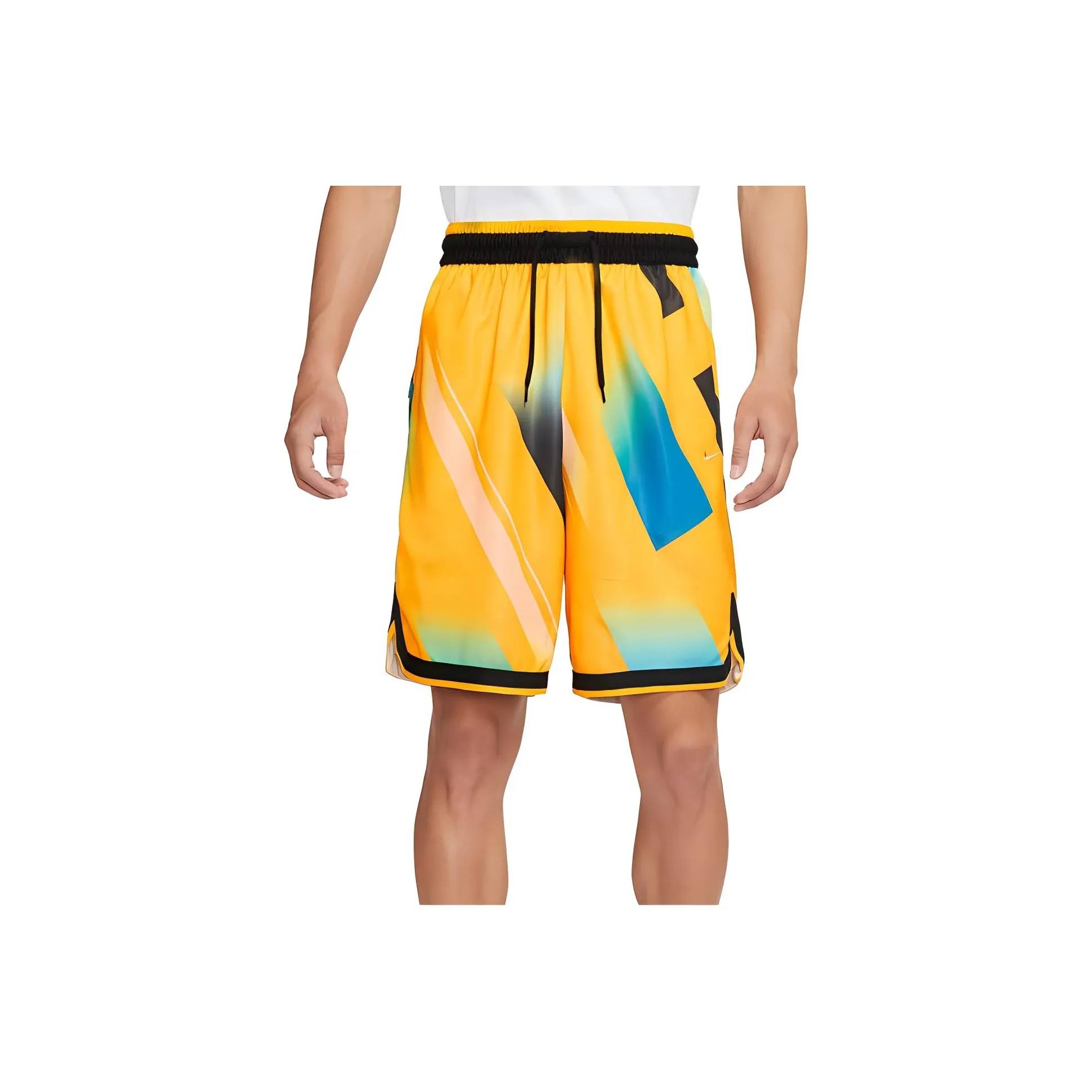 Nike Orange Men's Casual Shorts Nike Оранжевые Мужские Повседневные Шорты