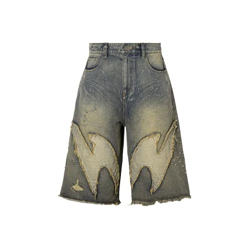 ROCAWEAR Синие Унисекс Джинсовые Шорты