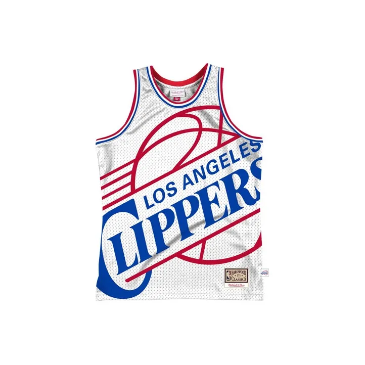 Mitchell Ness Белая мужская баскетбольная футболка