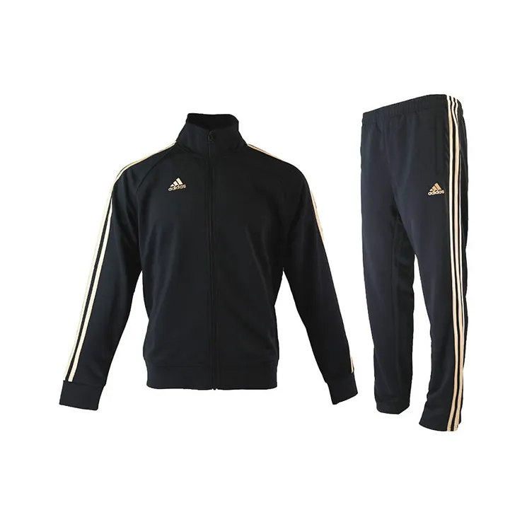 Adidas Повседневная Спортивная Одежда Мужская Черное Золото