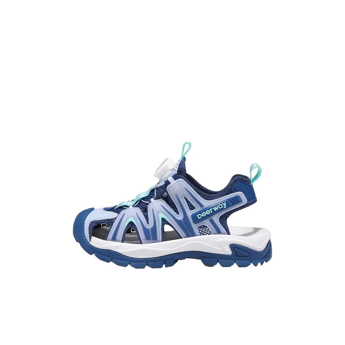 DEERWAY Противоскользящие Устойчивые к износу Легкие С амортизацией Низкие топовые сандалии Королевский синий Детские