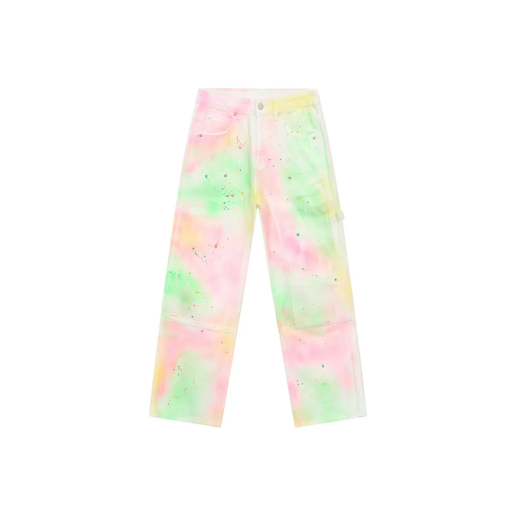 Voguo Relay Jeans Unisex Red Green Yellow