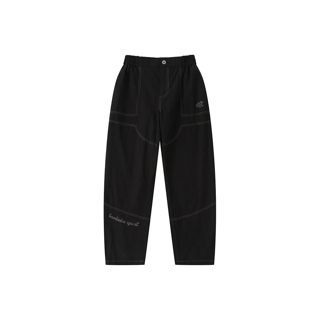 LAMLICKA Повседневные брюки Унисекс Черный