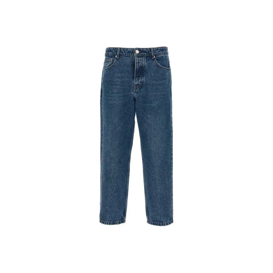 Ami Paris Logo Patch Tapered Fit Jeans