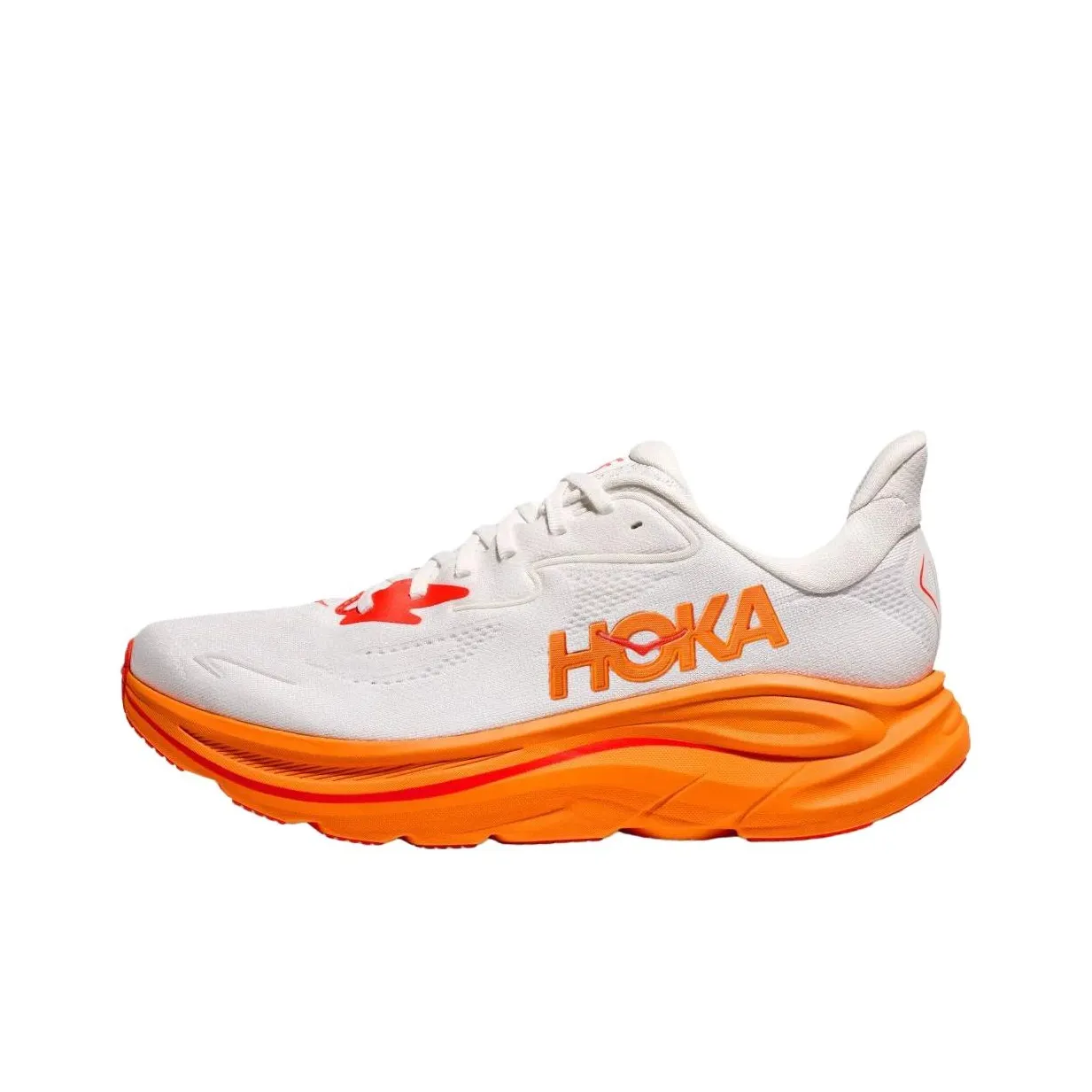 HOKA ONE ONE CLIFTON 10 Устойчивые к истиранию Низкие Беговые кроссовки Женские Белые