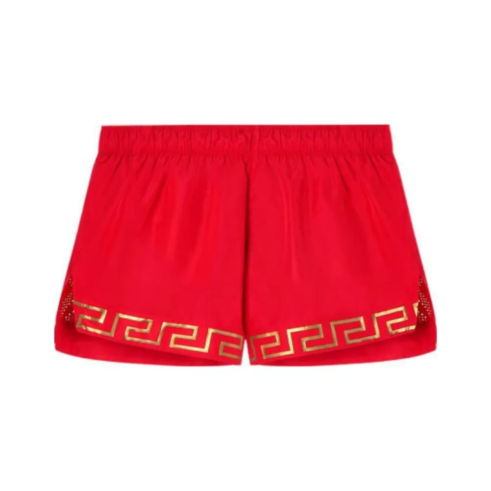 VERSACE SS22 Casual Shorts Men's Red