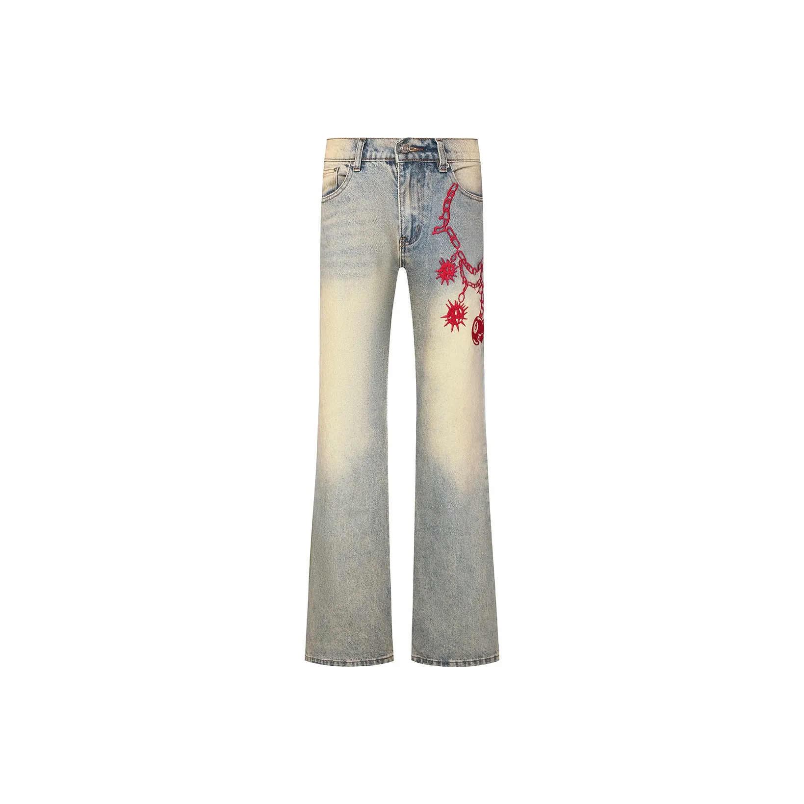 COOLALPACA Loose Fit Bootcut Jeans Unisex