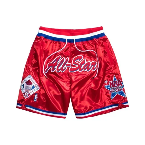 Mitchell Ness Red Мужские Баскетбольные Шорты