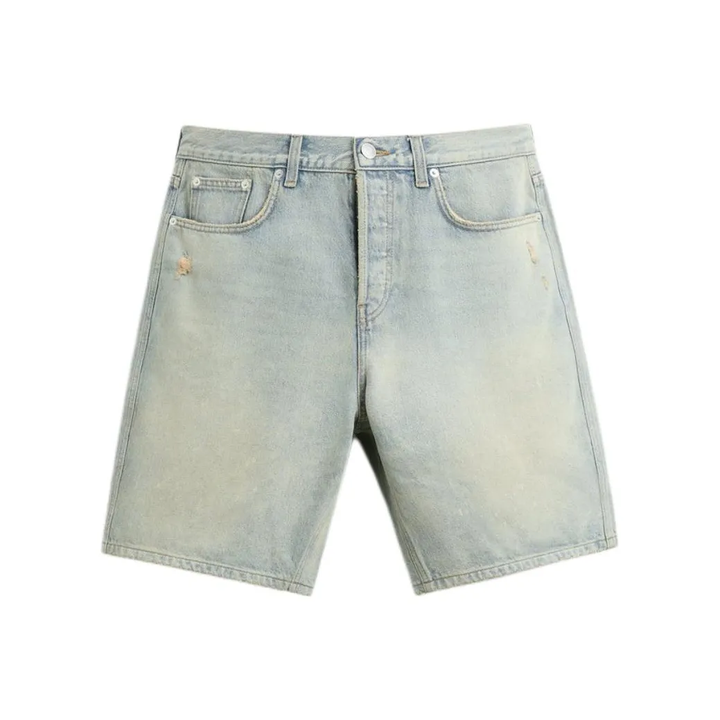 ZARA Denim Shorts Men Blue