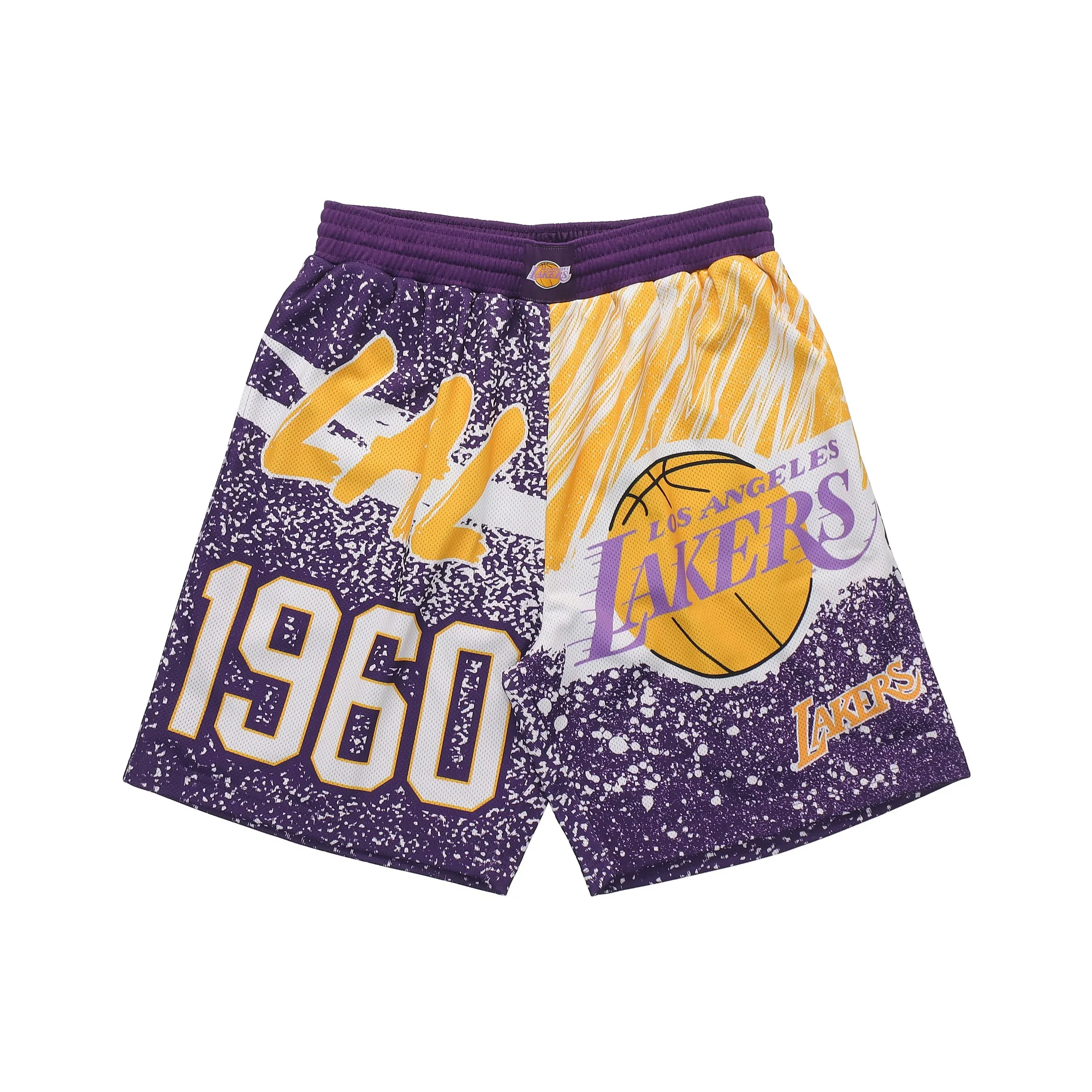 Mitchell Ness Фиолетовые Унисекс Баскетбольные Шорты