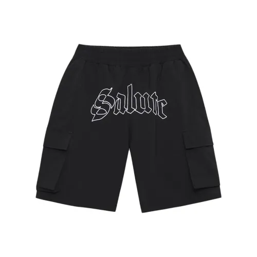 CLOTTEE X AFGK Co Бренд SERIES SS23 Черные Унисекс Повседневные шорты