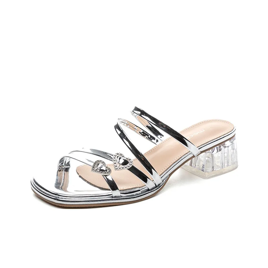 Medd Слипоны Женские Серебряные