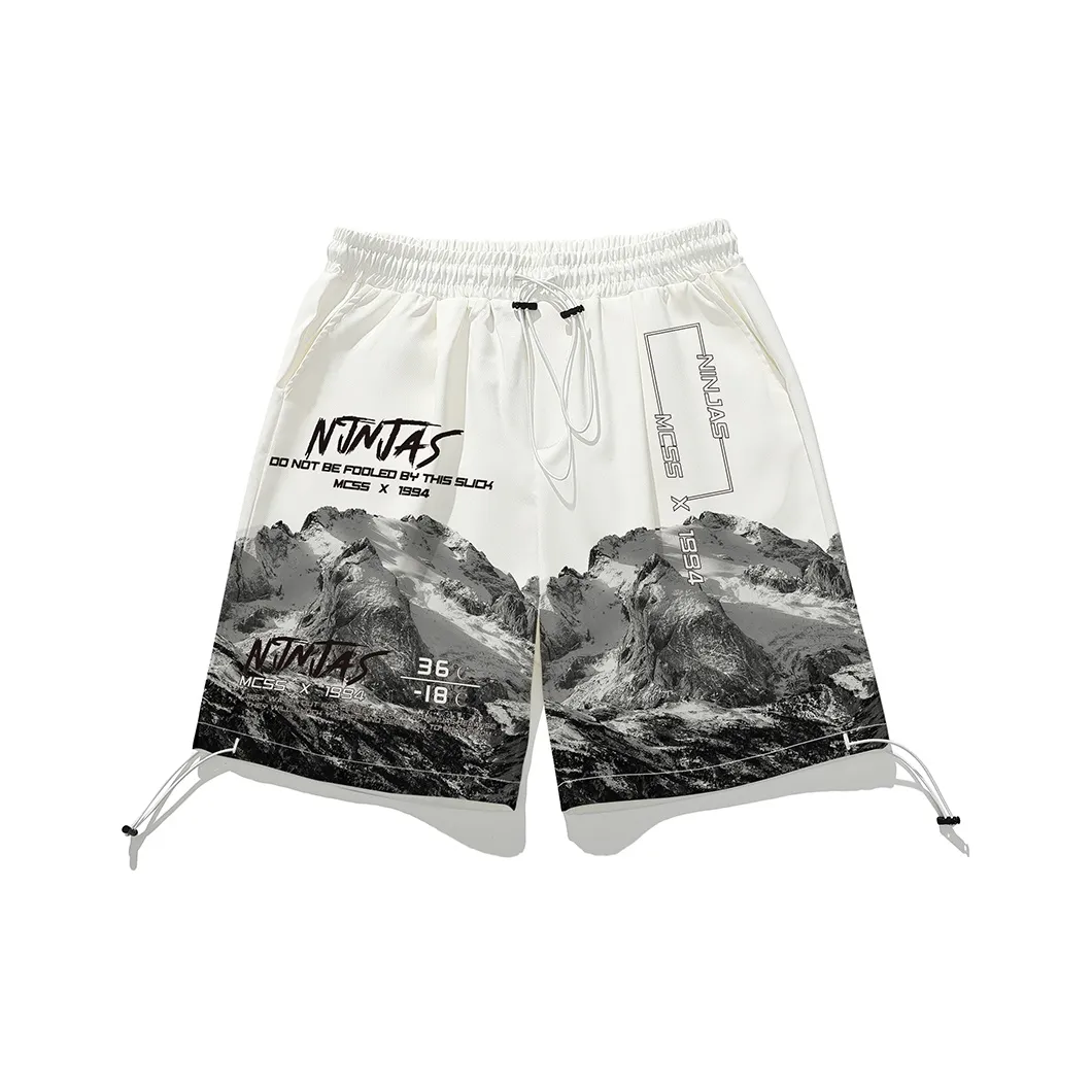 SANSYAS Белые Унисекс Повседневные шорты