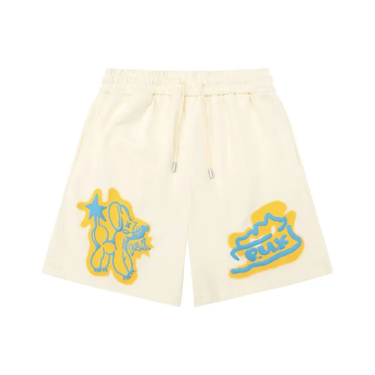 Shorts in cotone tinta unita