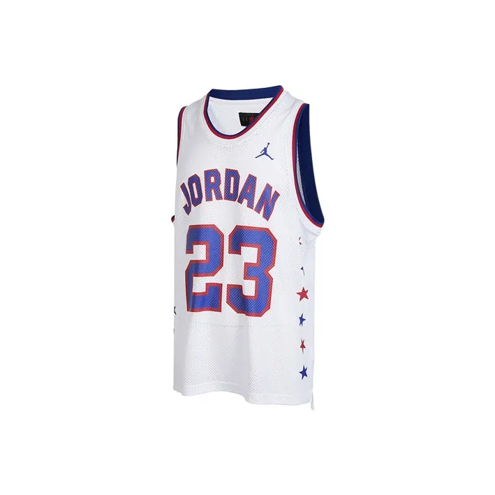 Jordan Basketball Training Sports Vest White