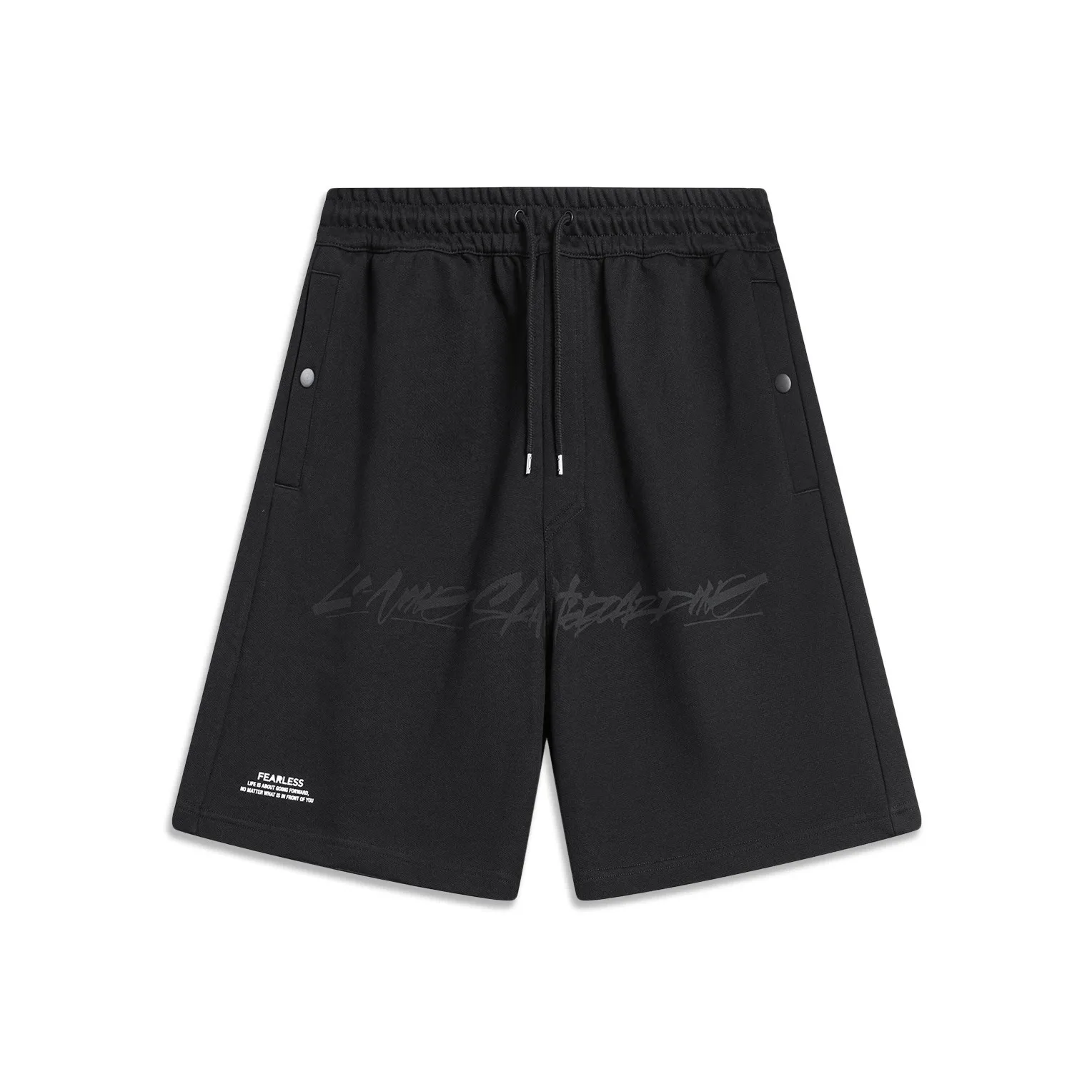 LINING Skateboard Casual Shorts Men's Black