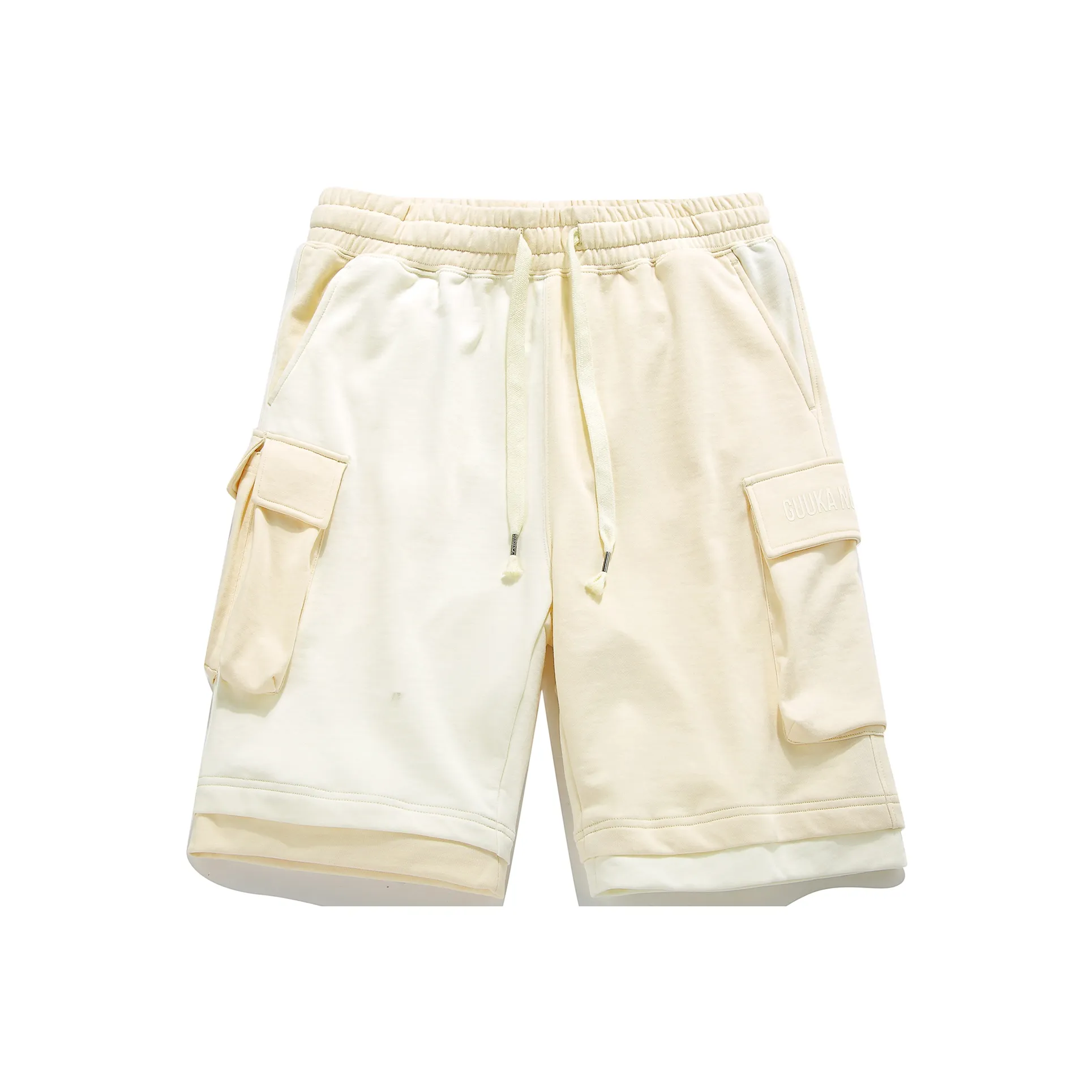 Guuka Casual Shorts Men's Cream White