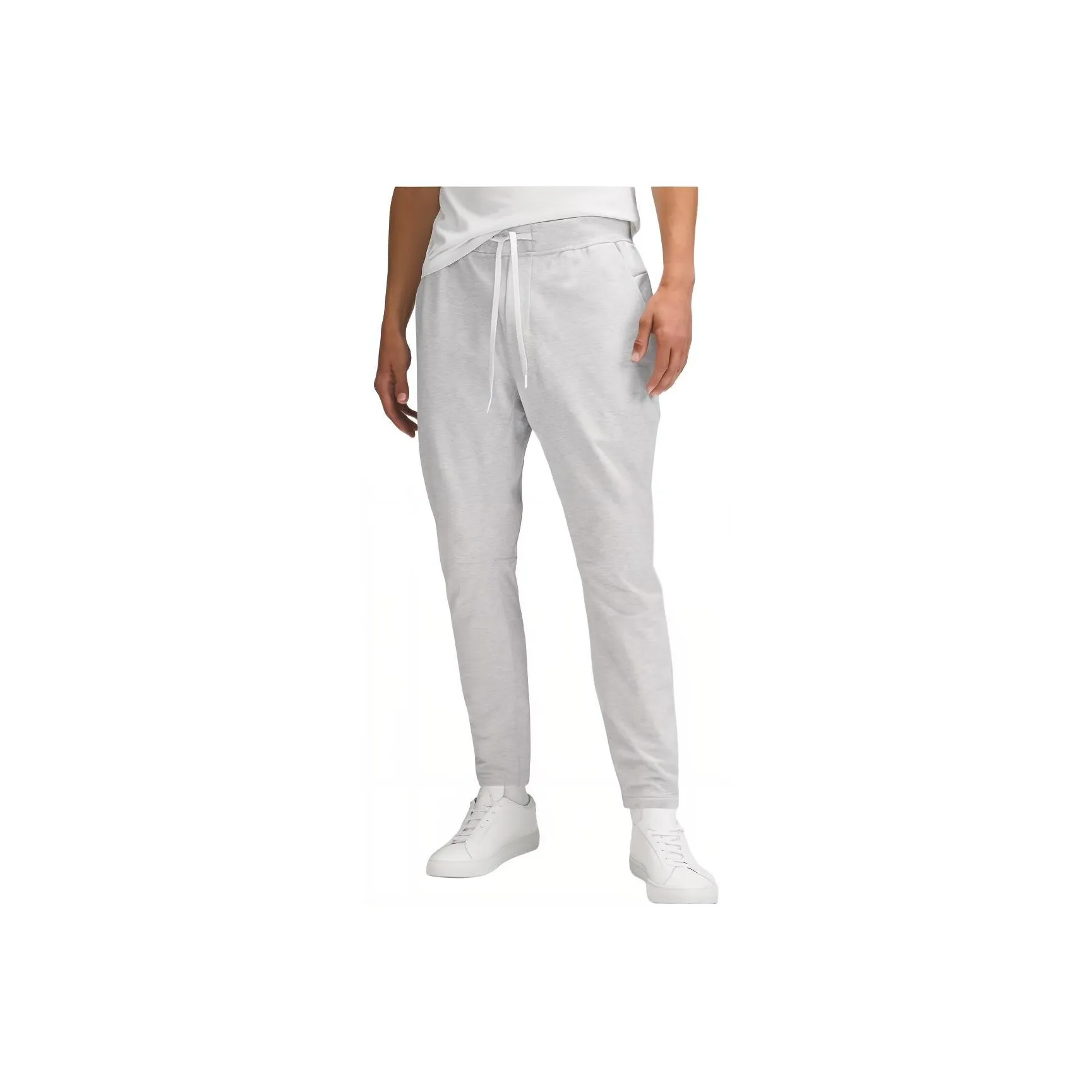 Lululemon City Sweat Knitted Sweatpants Men's Sea Salt Gray