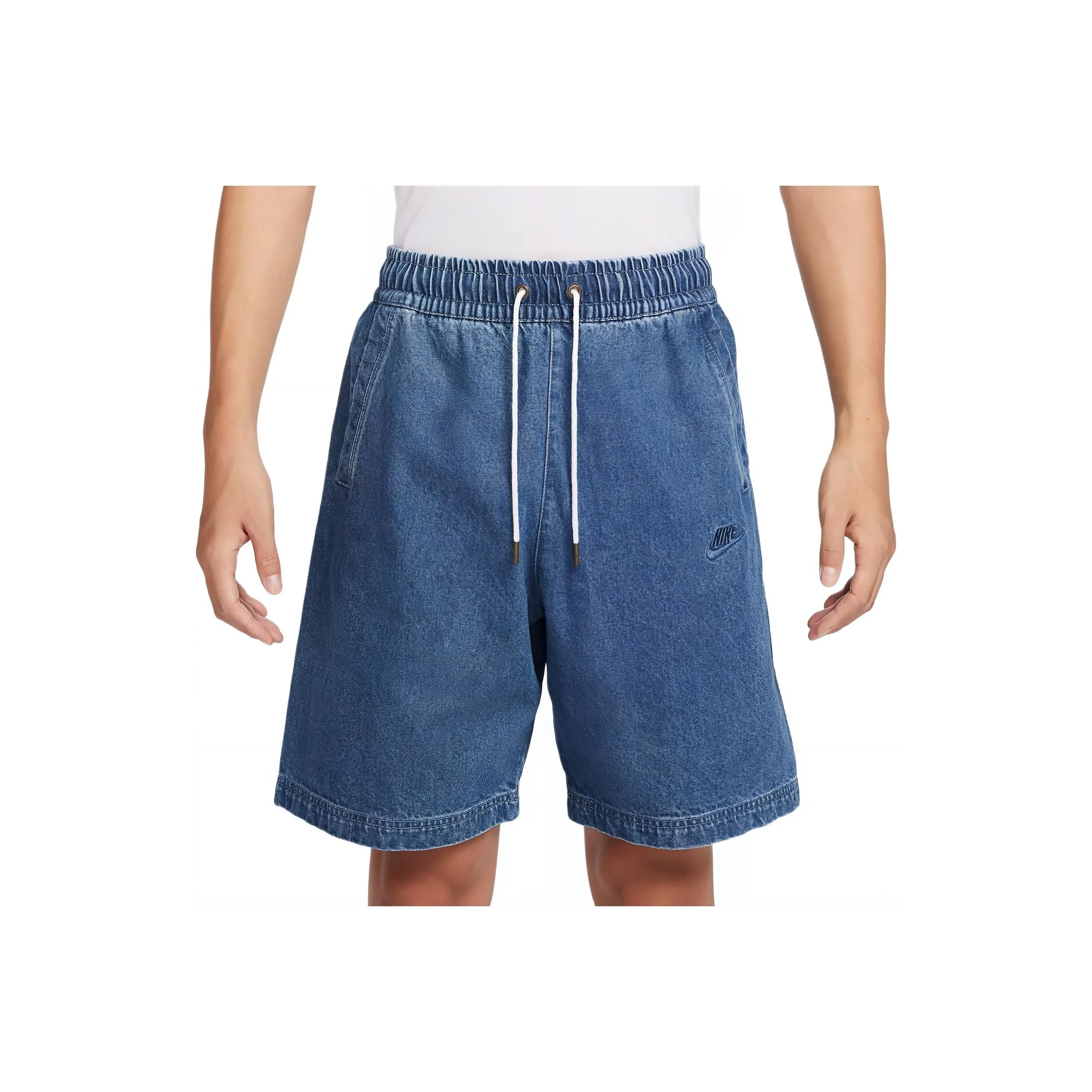 nike Flight Alumni Denim Shorts Men's Medium Blue