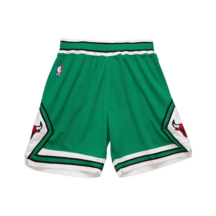 MITCHELL NESS Баскетбольные шорты Мужские Зеленые