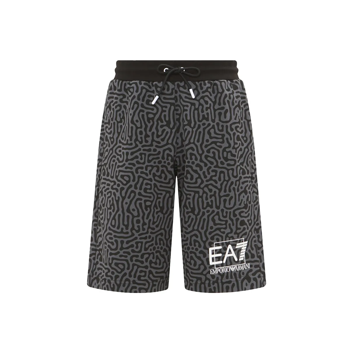 EMPORIO ARMANI EA7 SS23 Повседневные шорты Мужские Черный Серый