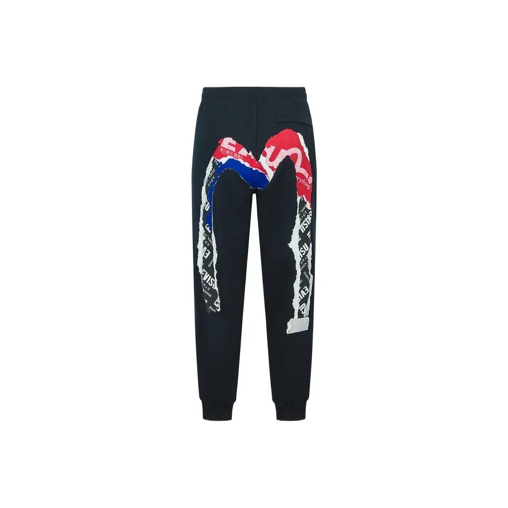 EVISU 2025 Spring Casual Pants Men's Navy Blue