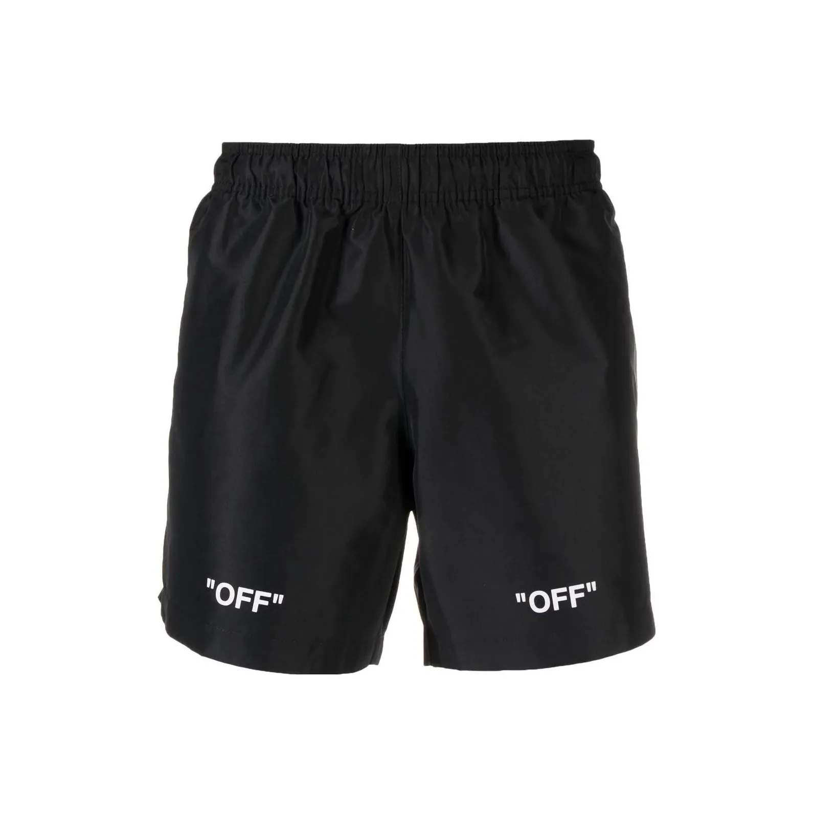 OFF WHITE Off Logo Print Swim Shorts