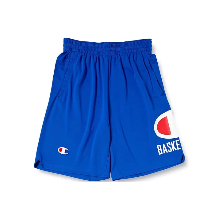 Чемпион Синий Унисекс Баскетбольные шорты