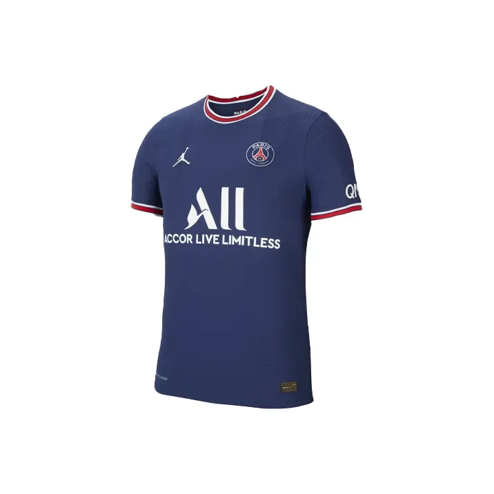 JORDAN Paris Saint Germain Home Vapor Match Shirt 2021 22 With Messi 30 Printing Women'ss Jersey