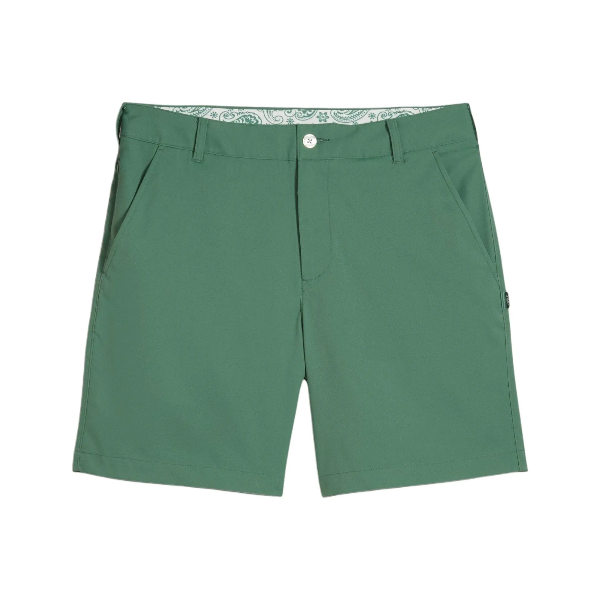 PUMA x Quiet GOLF Club Карго Шорты Мужские Темный Лесной