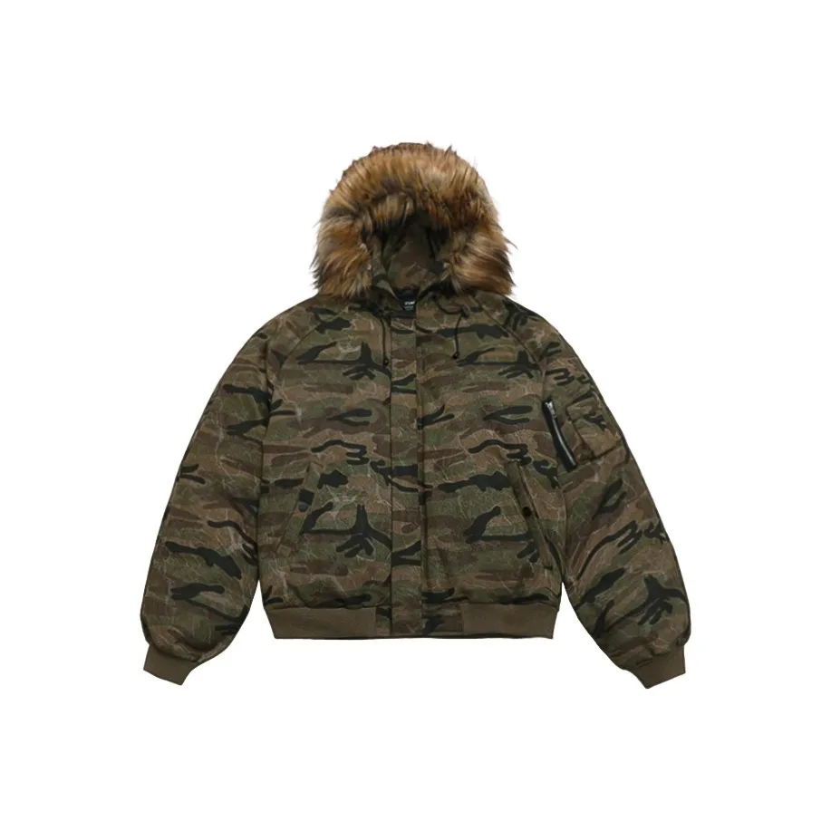 FDR Хлопковый пуховик унисекс камуфляж