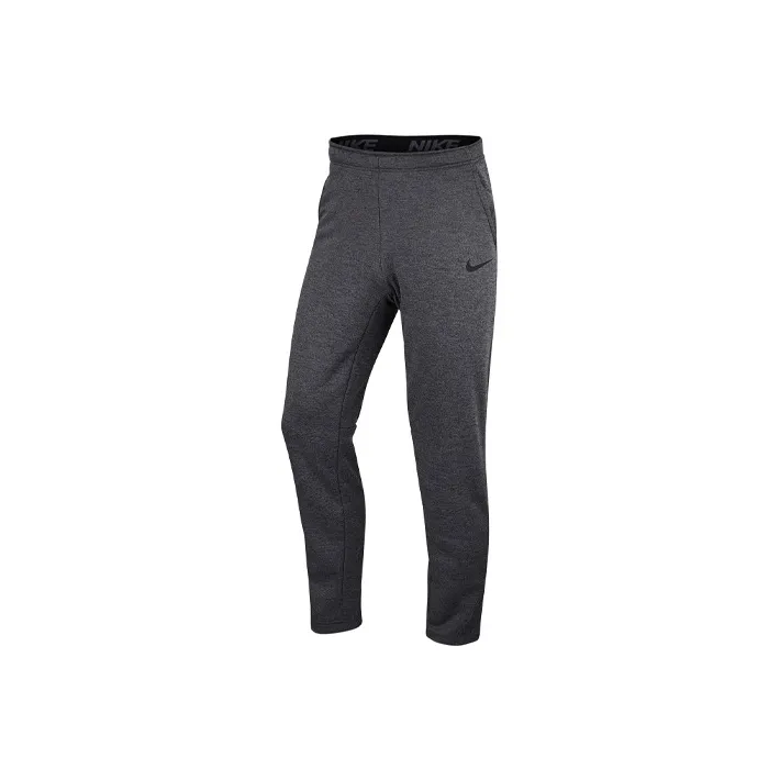 Nike Тренировочные брюки Мужские Угольный черный