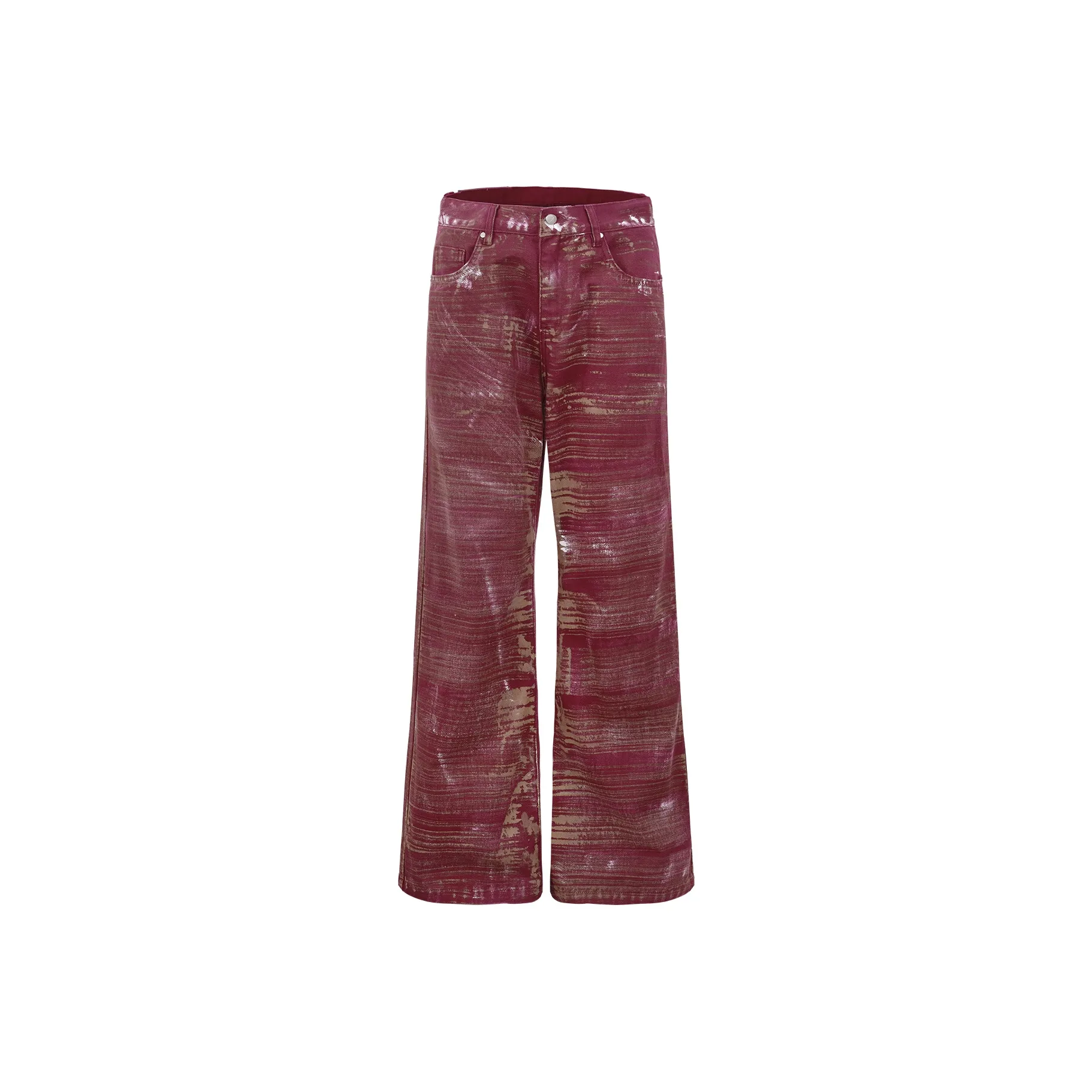 TERRA INCOGNITA Jeans Unisex Burgundy