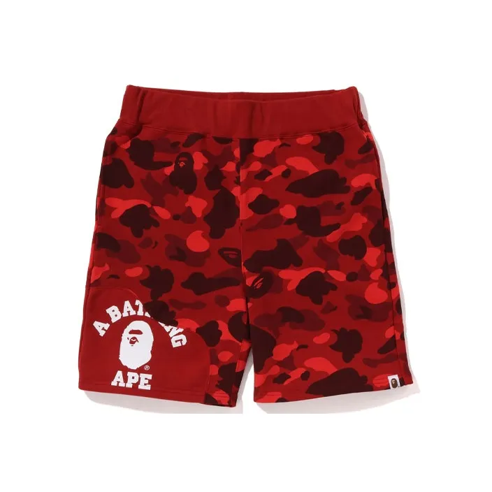 jeans med lige pasform Color Camo Cutting Sweat Shorts