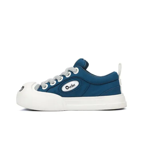Ouder Smiler Кроссовки для скейтбординга Low Top Синий с Белым Lettering Унисекс