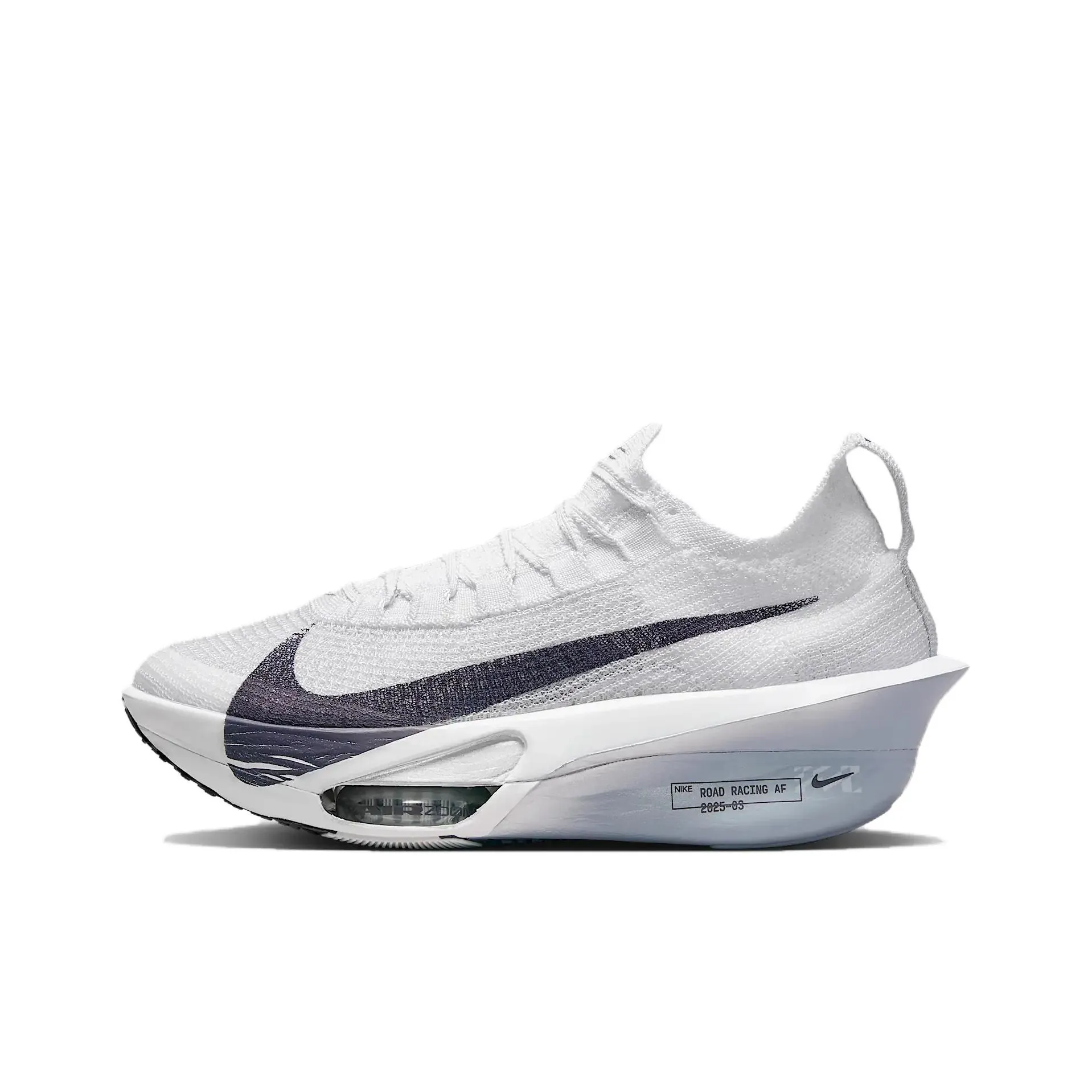 Nike Air Zoom Alphafly Next% 3 Противоскользящий Устойчивый к истиранию Низкий Топ Повседневные Беговые кроссовки Женские Белый Черный