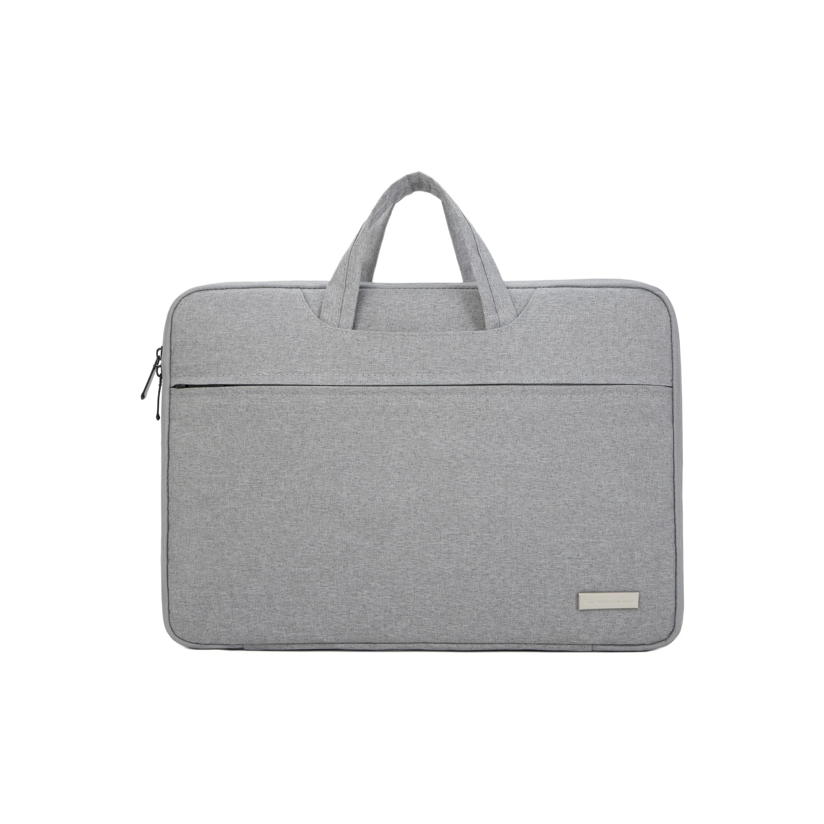 Victorian Traveler Polyester Laptop Bag Unisex Gray/Black/Gray Thickened Upgraded