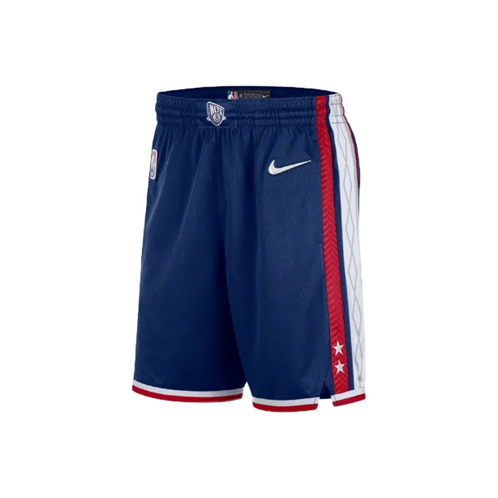 Nike Nba Brooklyn Nets City Edition 75th Anniversary Swingman Shorts