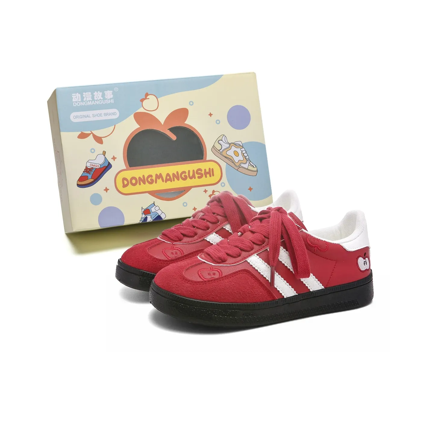 Anime Story Юбка Устойчивая к истиранию Дышащая Легкая Низкий Топ Скейтборд Кроссовки Женские