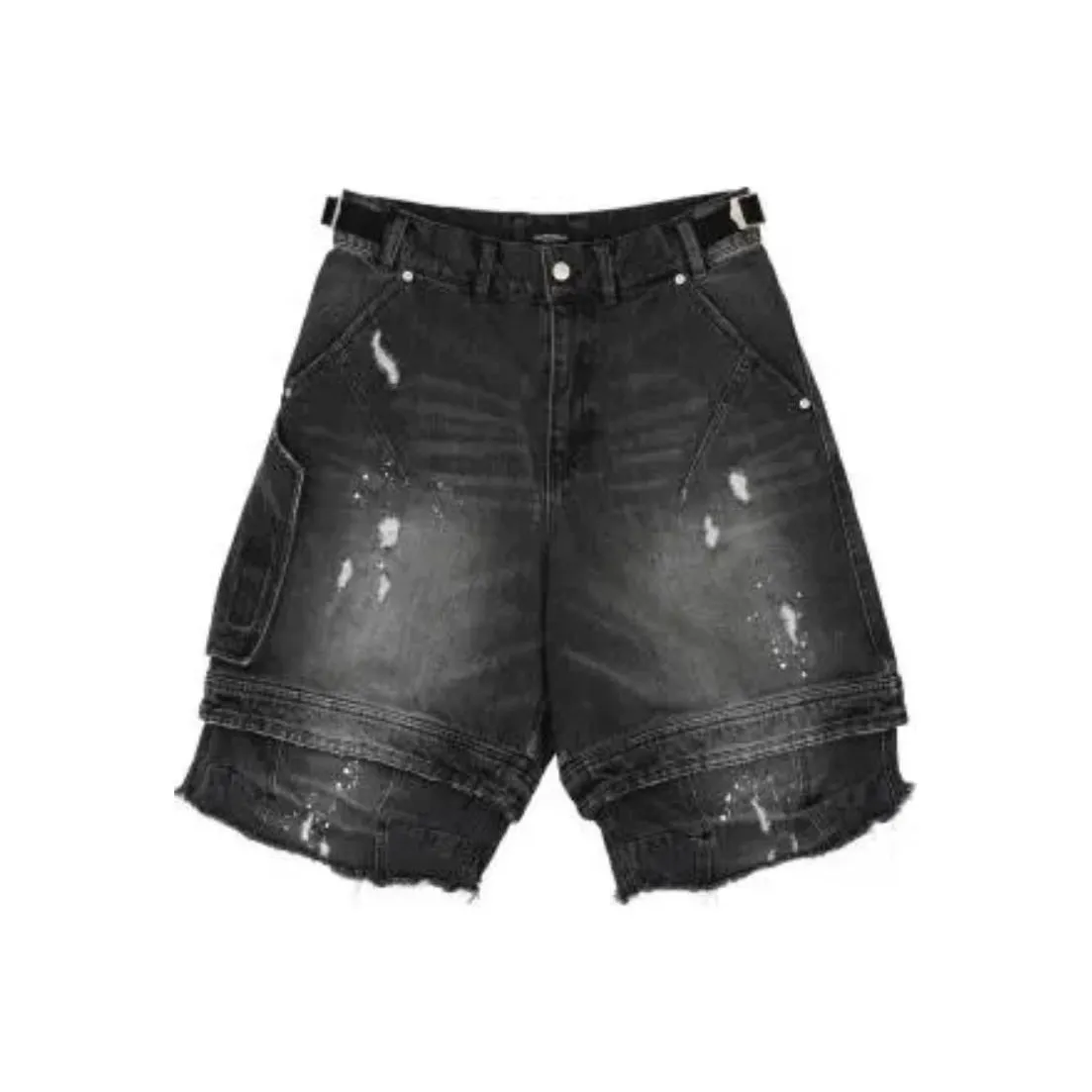 FARFROMWHAT Джинсовые шорты Мужские Черные