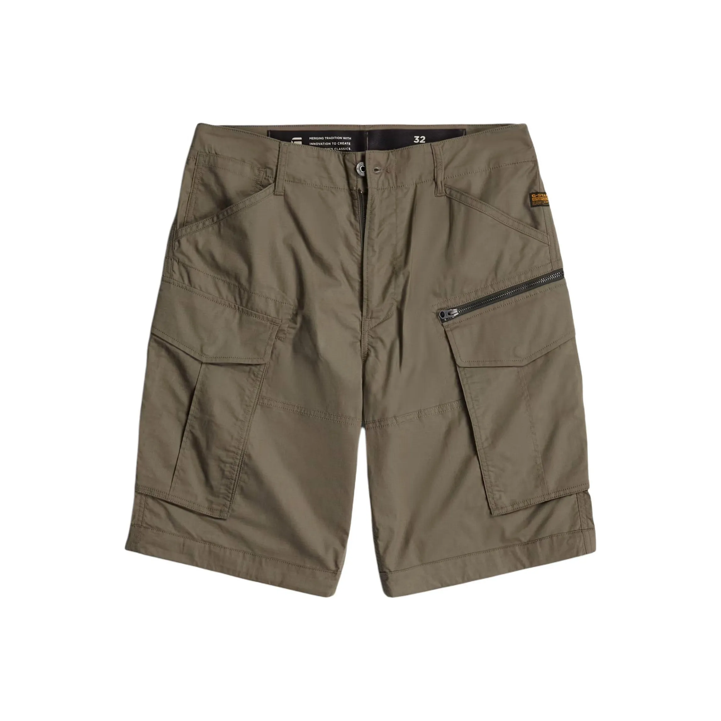 г Звезда RAW Повседневные шорты Мужские Серые