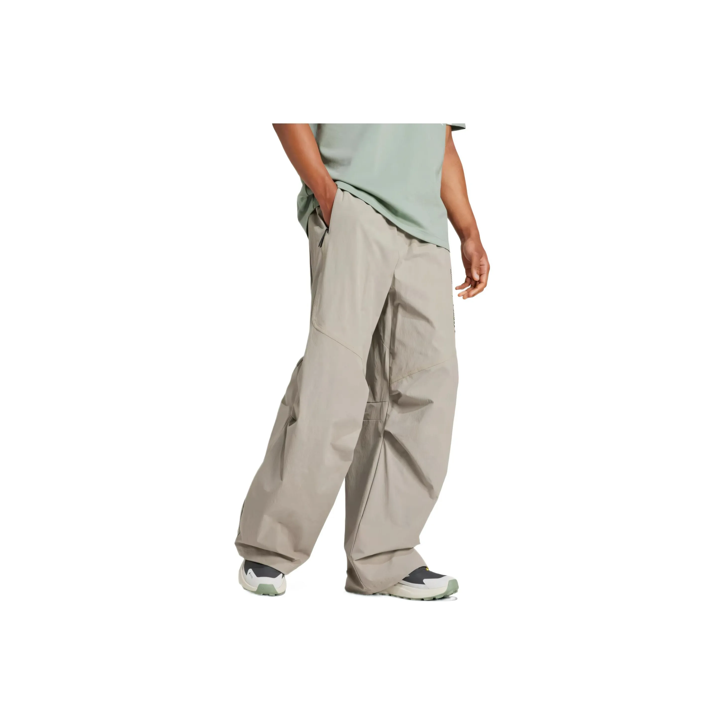 Adidas National Geographic Co branded Casual Pants Men Light Sesame Taupe