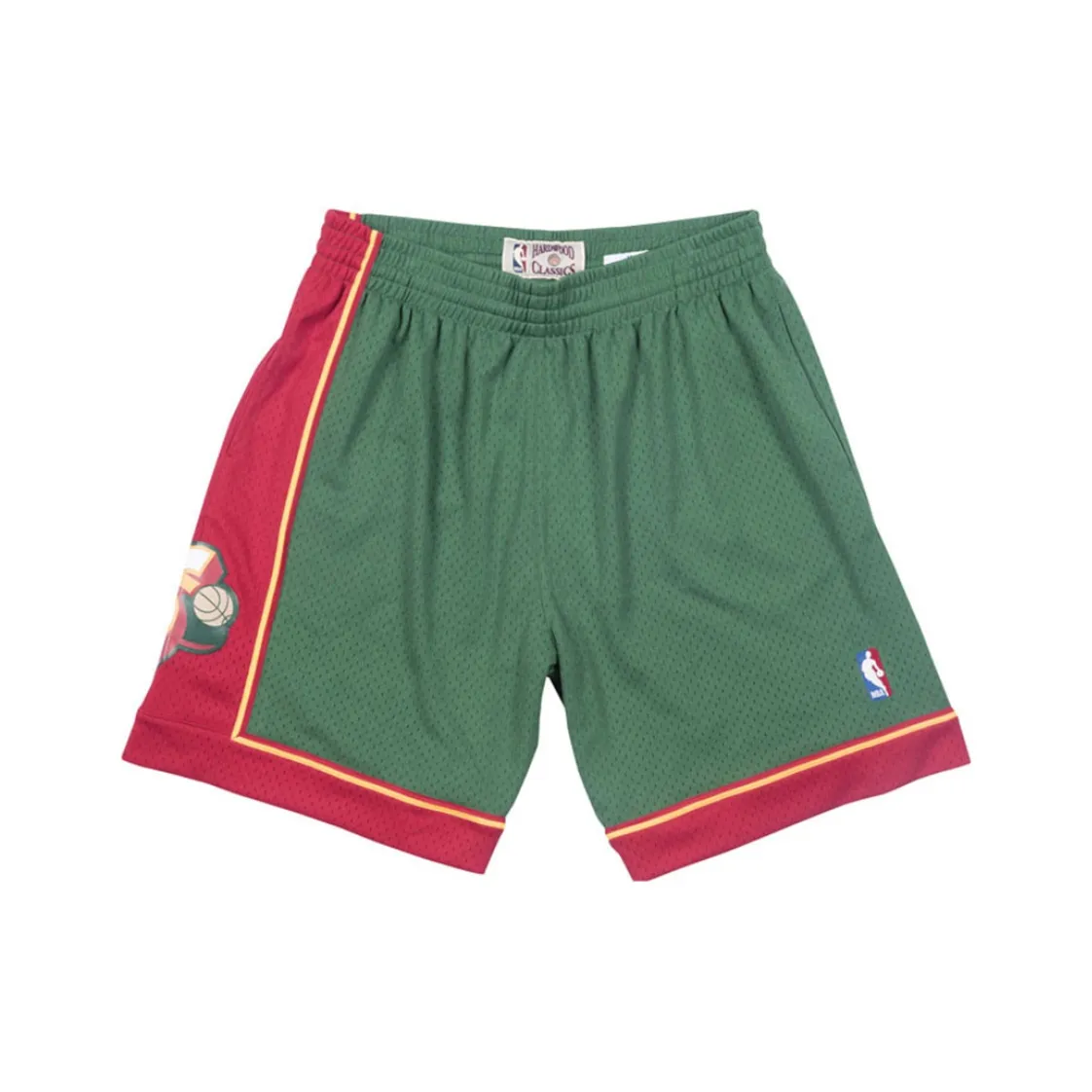 MITCHELL NESS Баскетбольные шорты Мужские Зеленые